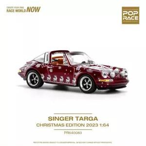 Porsche 911 Singer Targa CHRISTMAS 2023 1:64 Pop Race 068, Verzenden, Nieuw, Auto