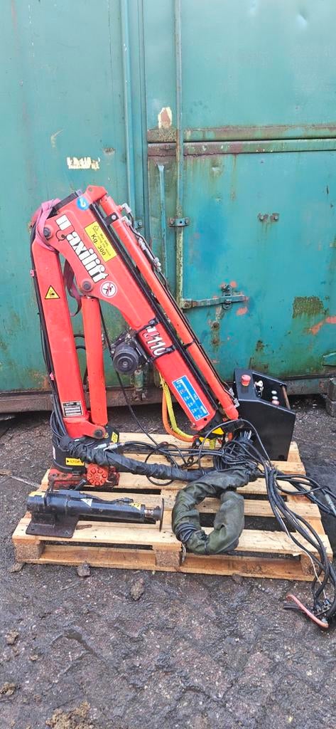 Maxilift 110 Autolaadkraan, Ophalen