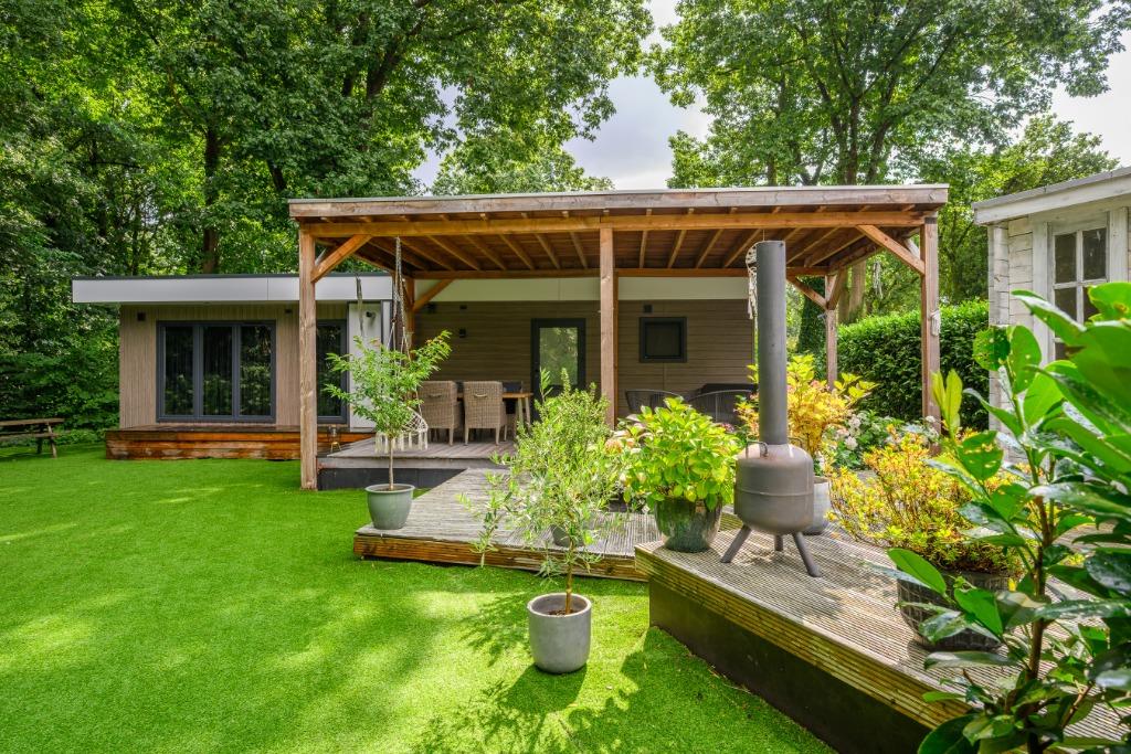 TE KOOP! Vrijstaande chalet op camping de Konijnenberg, 45 m², Gelderland, 2 slaapkamers, Chalet