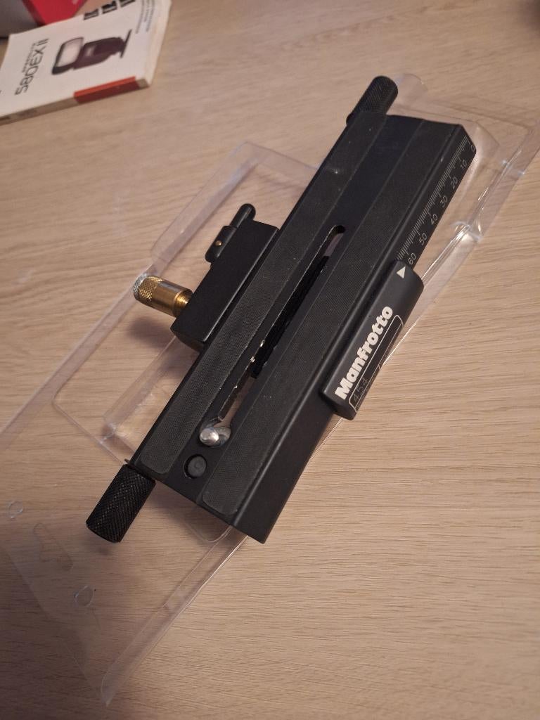 Manfrotto 454 Instelslede, Audio, Tv en Foto, Fotografie | Statieven en Balhoofden, Ophalen of Verzenden, Zo goed als nieuw, Minder dan 150 cm