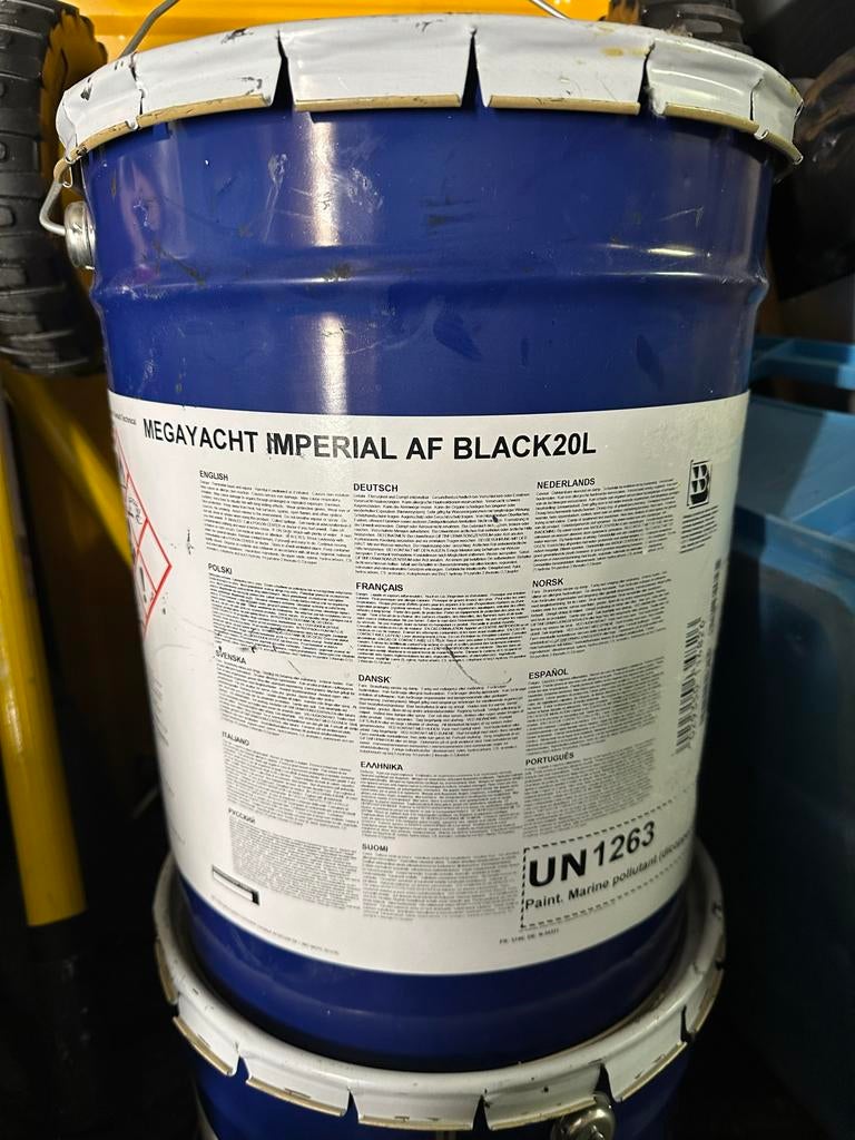 Jotun Megayacht Imperial AF Black 20L Antifouling, Watersport en Boten, Accessoires en Onderhoud, Ophalen, Nieuw, Verven