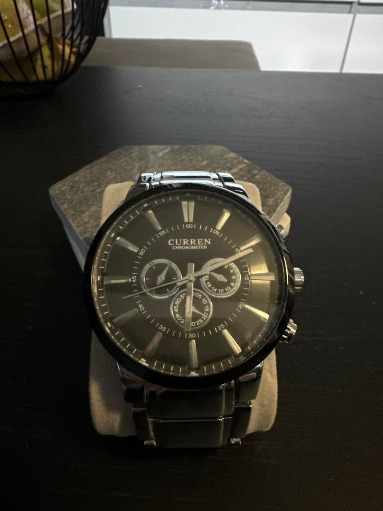 Curren Horloge - Batterij Vervangen, Sieraden, Tassen en Uiterlijk, Horloges | Heren, Overige merken, Gebruikt, Staal, Polshorloge