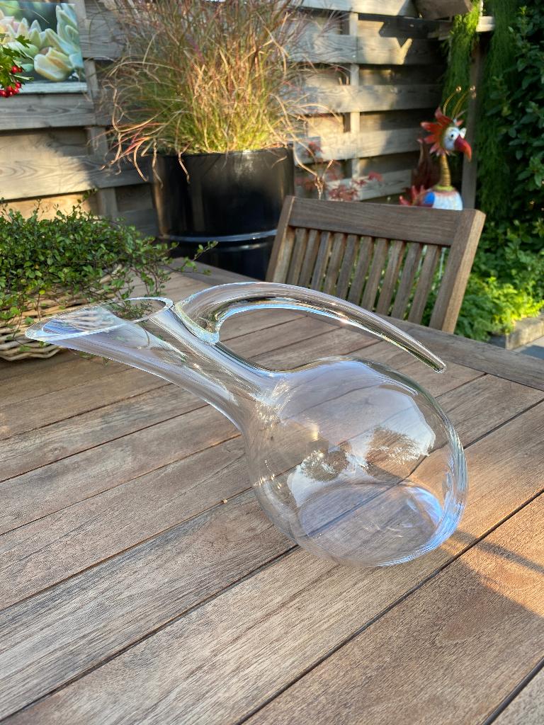 Kristallen decanteer karaf, Ophalen