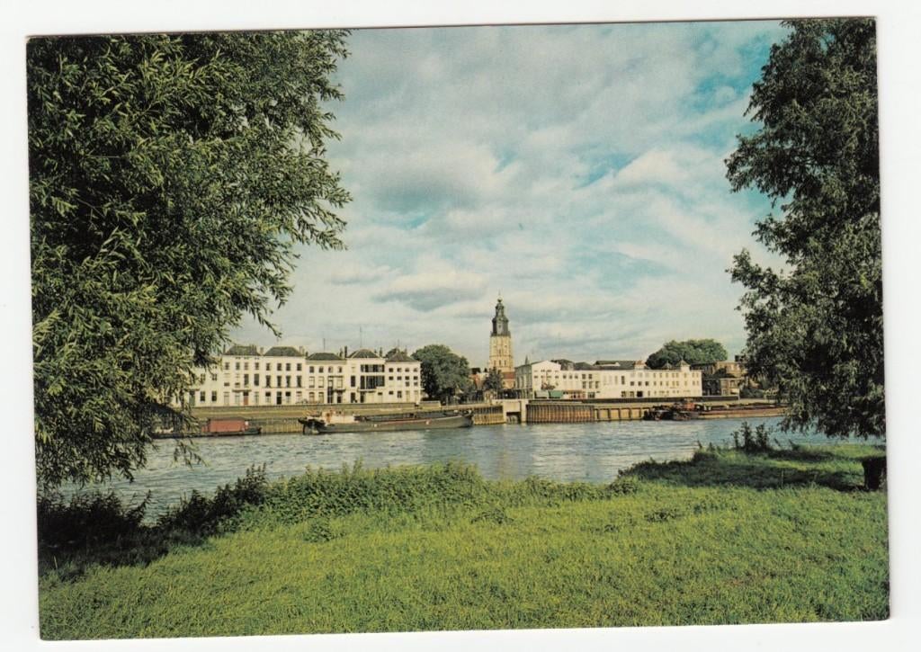 Zutphen Gezicht op de Stad Foto Piet Smeele Ongelopen, Verzamelen, Ophalen of Verzenden, 1960 tot 1980, Ongelopen, Gelderland