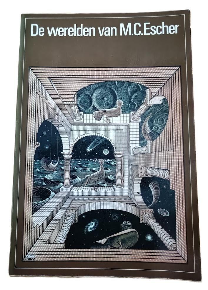 Prachtig Kunstboek: De werelden van M.C. Escher, Zo goed als nieuw, Grafische vormgeving, J.L. Locher, Ophalen of Verzenden