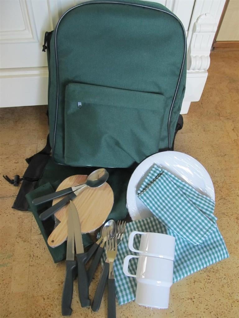 Picknick rugzak met bestekset., Ophalen of Verzenden, Nieuw, Overige merken