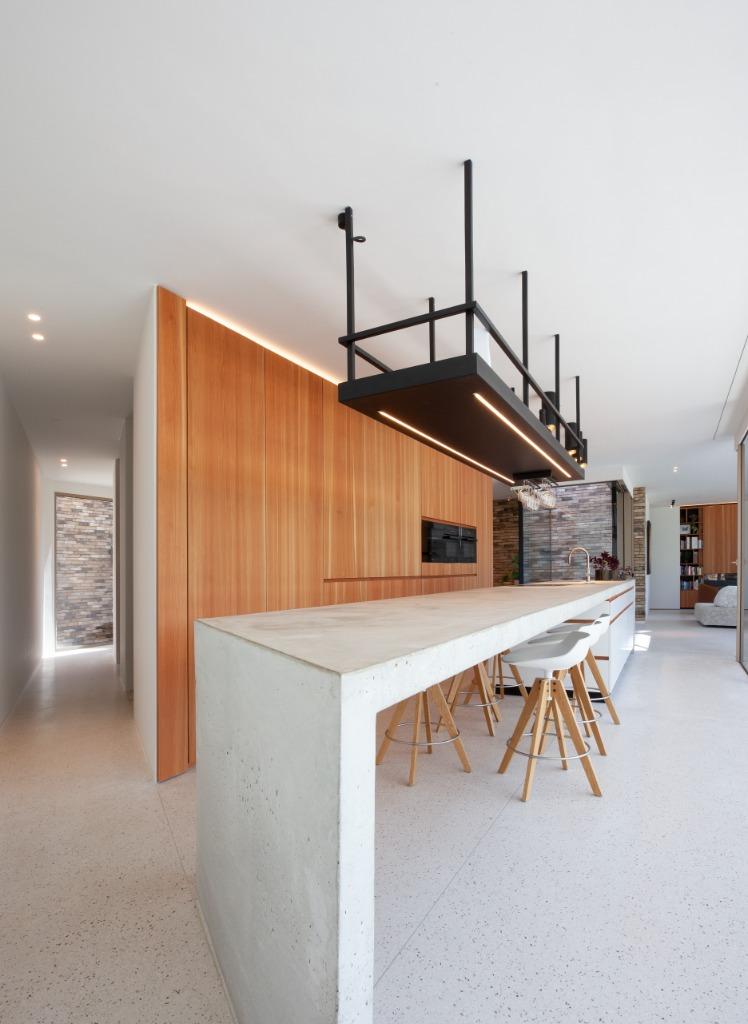 betonnen keukenblad naadloos op locatie gestort., Ophalen, 75 cm of meer, Grijs, Nieuw