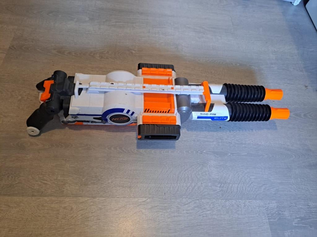 Nerf Rhino-Fire Elite Blaster, Ophalen of Verzenden, Gebruikt, Jongen of Meisje