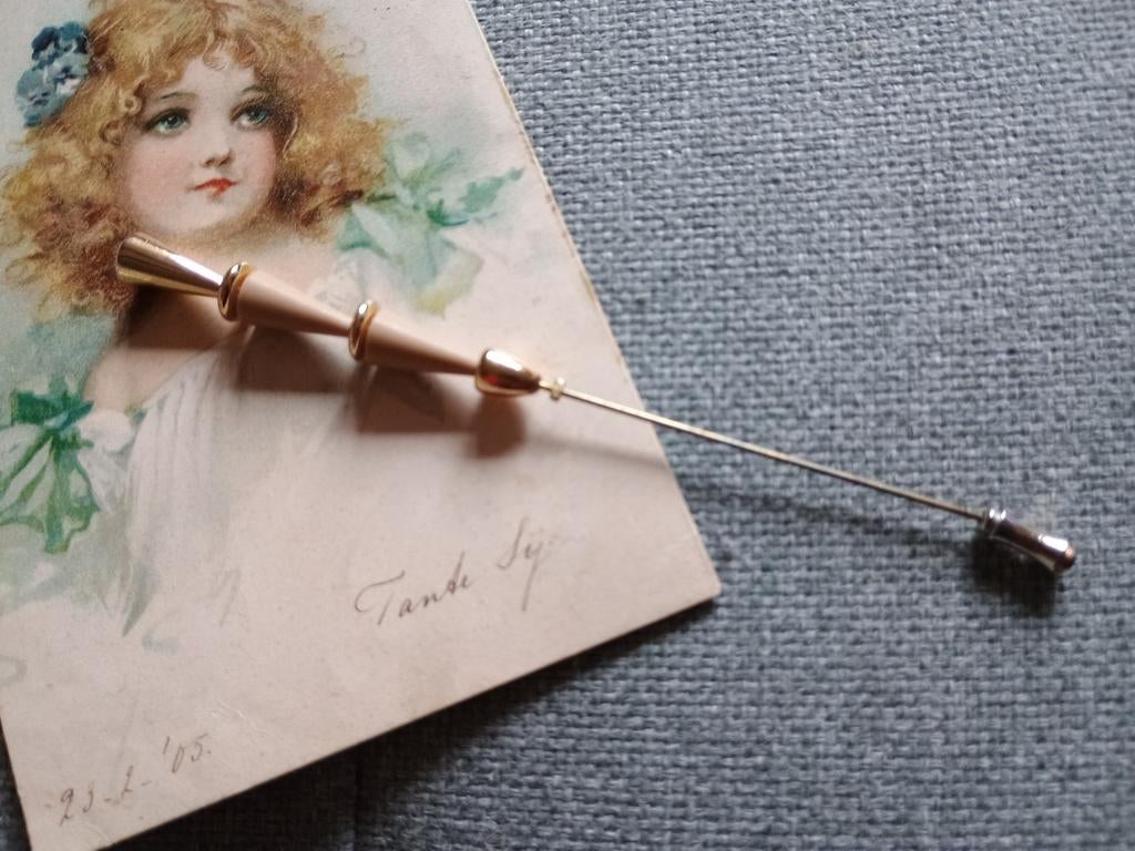 Brocante hoedenspeld ( nr.6), Antiek en Kunst, Ophalen of Verzenden