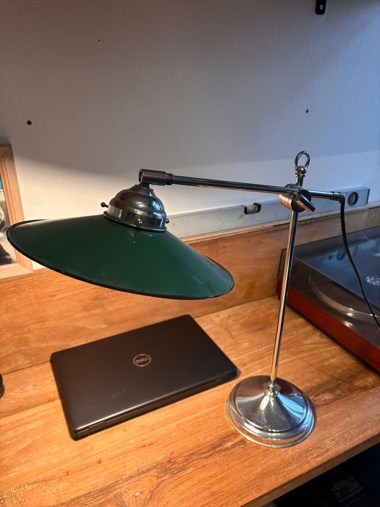 Originele notarislamp, Ophalen