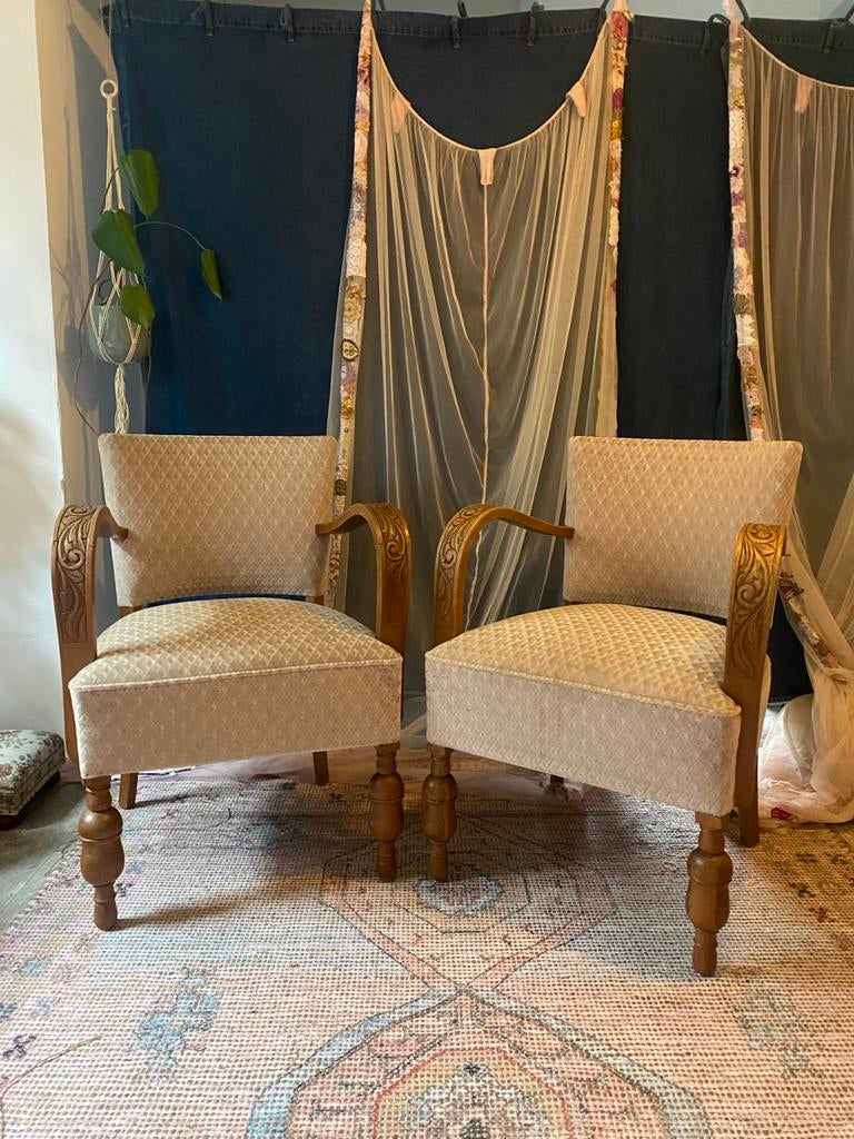 2 Retro stoelen, Ophalen of Verzenden