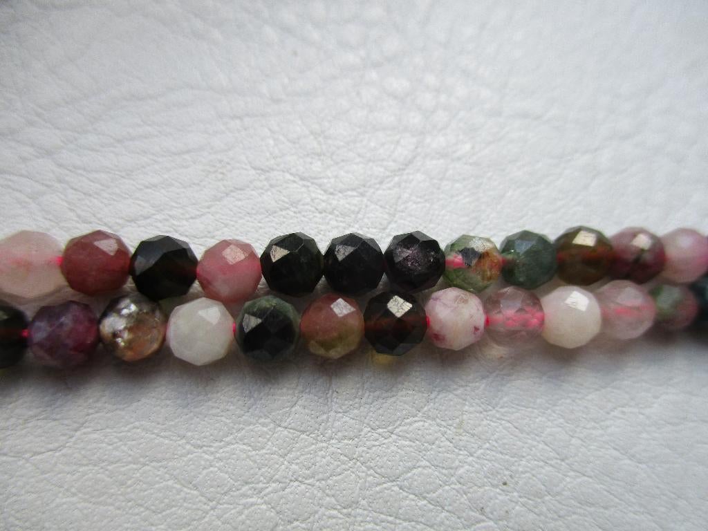 138/ facet toermalijn kralen, Ophalen of Verzenden, Nieuw, Kraal