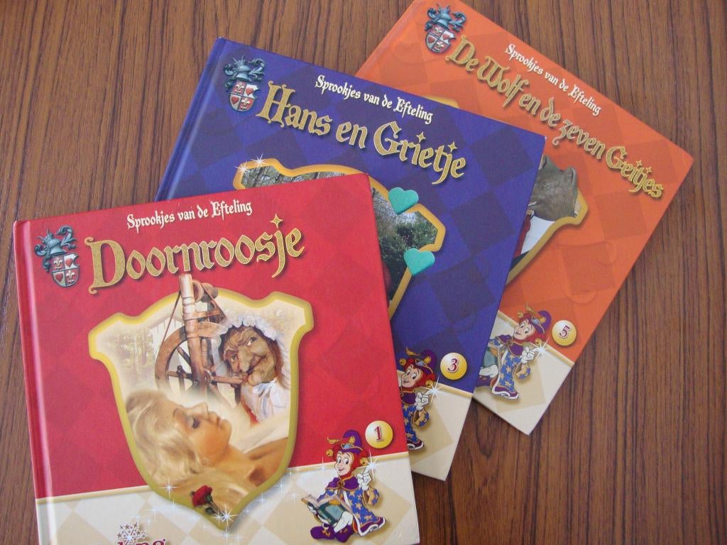 3 boeken: Sprookjes van de Efteling, Renate Poper, Ophalen of Verzenden, Zo goed als nieuw, Sprookjes