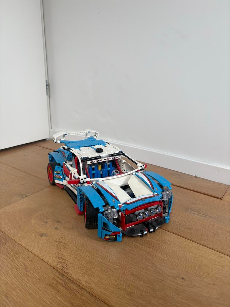 Lego Technic Rally Auto 42077 - Complete set, Ophalen of Verzenden, Zo goed als nieuw, Complete set, Lego