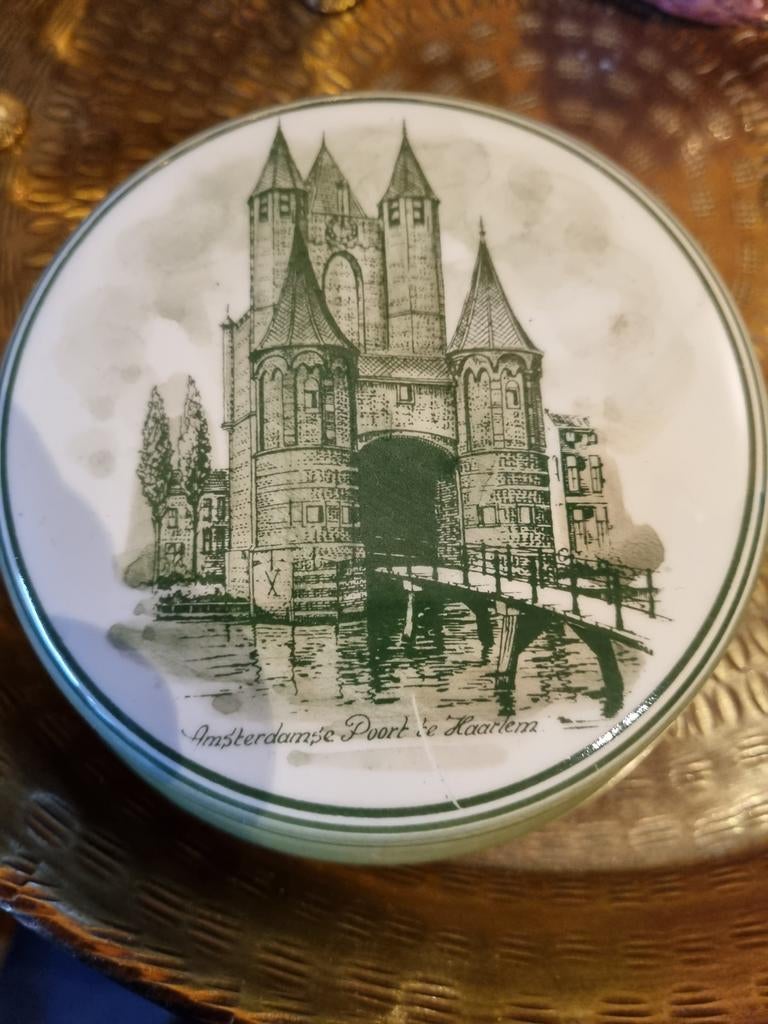 Leuk aardewerk bakjes Amsterdamse poort Haarlem, Antiek en Kunst, Antiek | Keramiek en Aardewerk, Ophalen of Verzenden