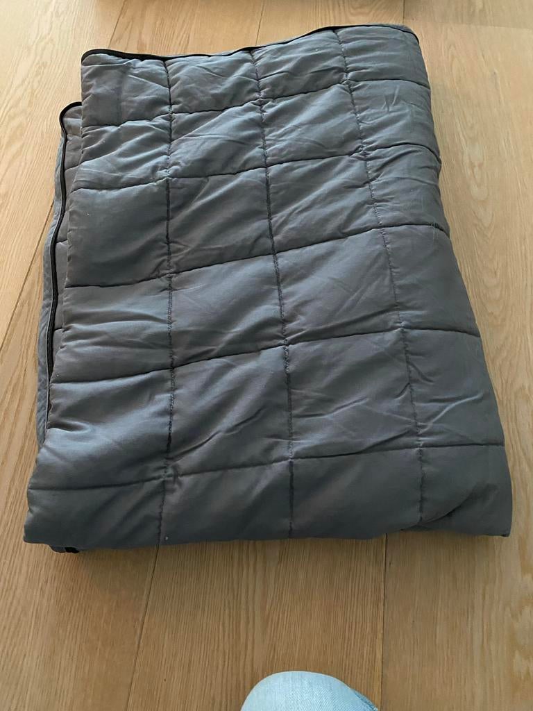 2 eenpersoons KALM verzwaringsdekens + 2 KALM dekbedhoezen, Ophalen, Zo goed als nieuw