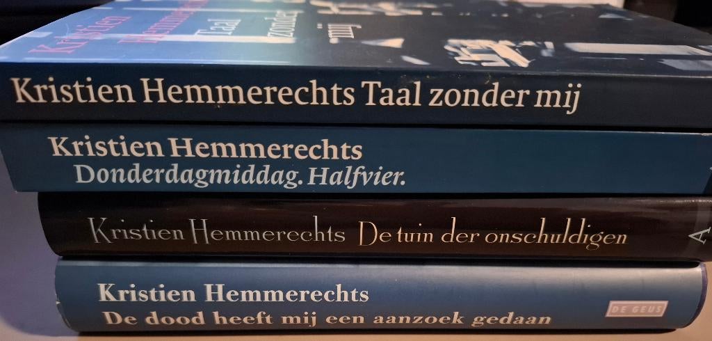 4x Kristien Hemmerechts oa:Taal zonder mij, Donderdagmiddag, Ophalen of Verzenden, Gelezen, Kristien Hemmerechts, België