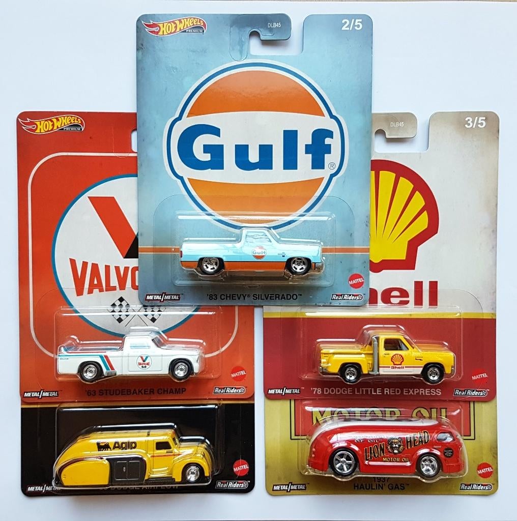 Hot Wheels Pop Culture Vintage Oil 2020 Set van 5, Verzenden, Nieuw, Auto