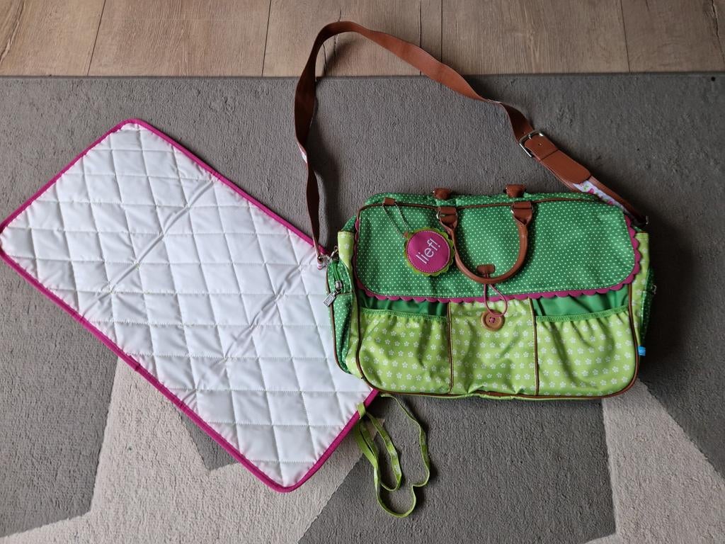 Lief! Luiertas met verschoningsmatje, Kinderen en Baby's, Luiertassen, Ophalen of Verzenden