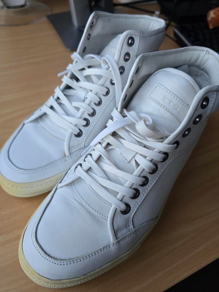 Schoenen ETQ amsterdam wit leder maat 42, ETQ, Wit, Ophalen of Verzenden, Sneakers of Gympen