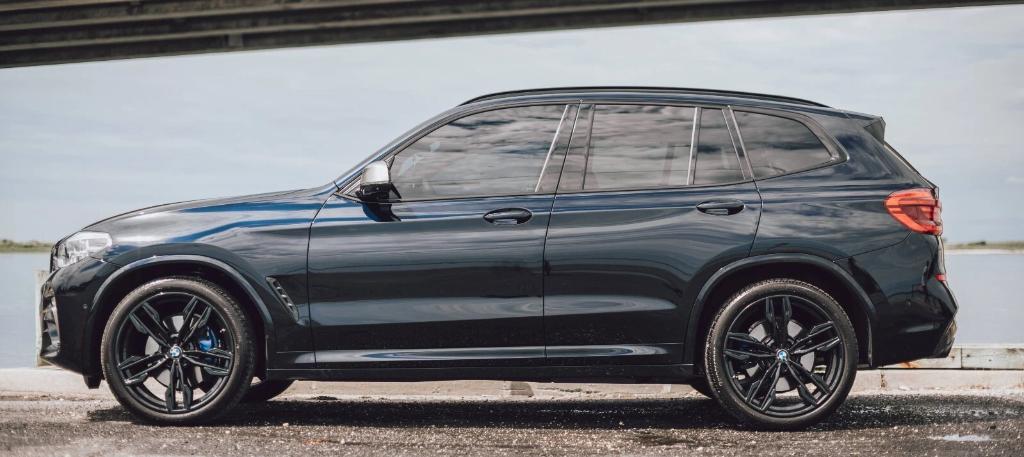 Originele 21 inch BMW 718M velgen met banden X3 X4 G01 G02, Gebruikt, Verzenden, 275 mm, Banden en Velgen