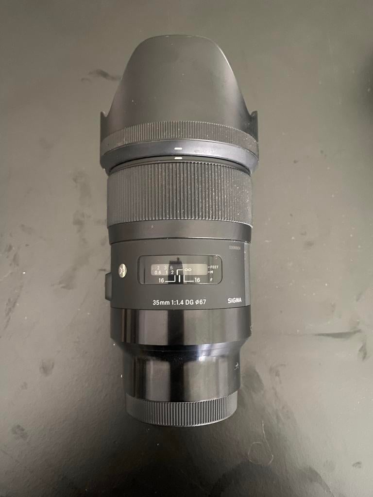 Sigma 30mm F1.4 DG Sony - Toplens!, Ophalen of Verzenden, Zo goed als nieuw, Standaardlens