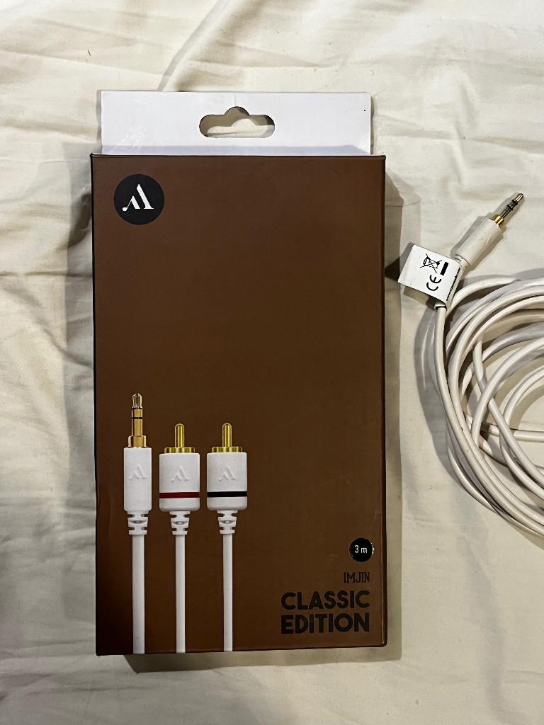 Argon Audio Jack naar RCA kabel – 3 meter, Ophalen of Verzenden, Gebruikt, 2 tot 5 meter, Overige kabels