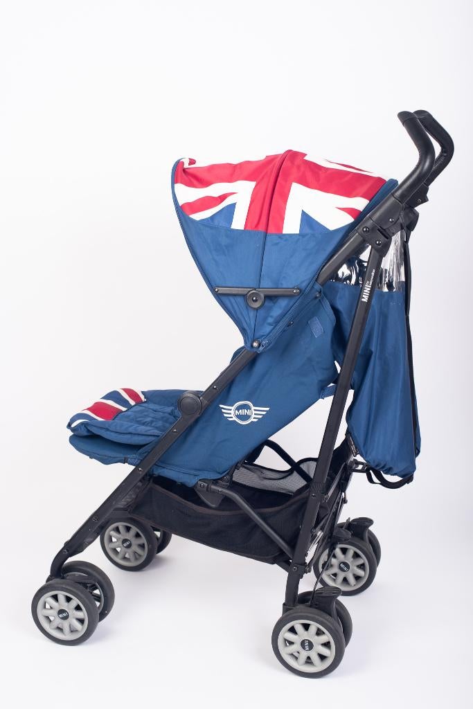 EasyWalker MINI buggy XL + reistas, Kinderen en Baby's, Buggy's, Zo goed als nieuw, Verstelbare rugleuning, Zonnekap, Ophalen