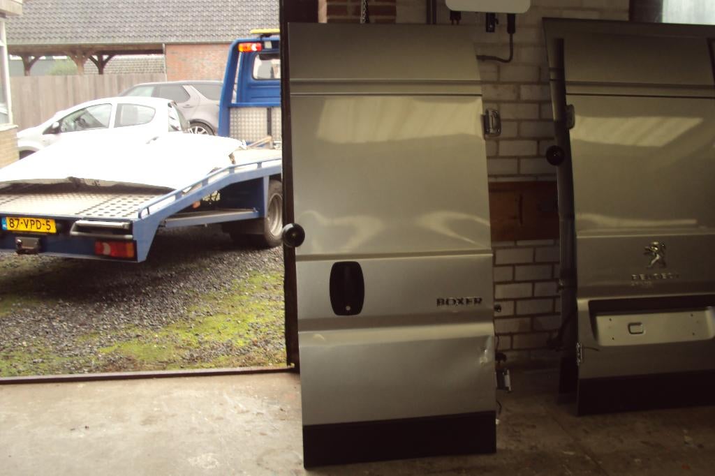 2 achterdeuren Peugeot Boxer, Auto-onderdelen, Carrosserie en Plaatwerk, Ophalen, Gebruikt, Deur, Achter