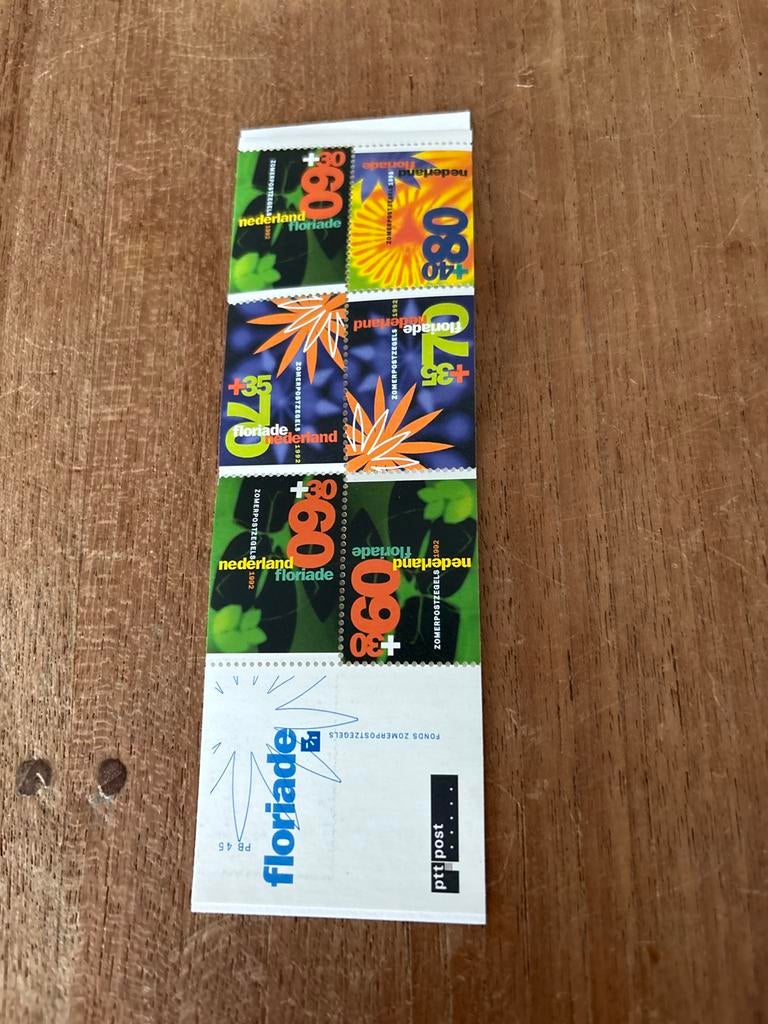 Zomerzegels 1992 Floriade, Ophalen of Verzenden