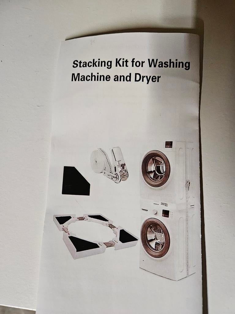 Stapel kit voor washmachine en droger, Ophalen