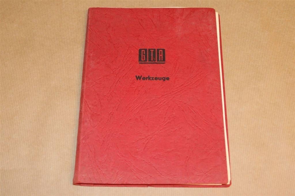 Oude catalogus - GTA gereedschappen typemachine, Boeken, Ophalen of Verzenden, Gelezen