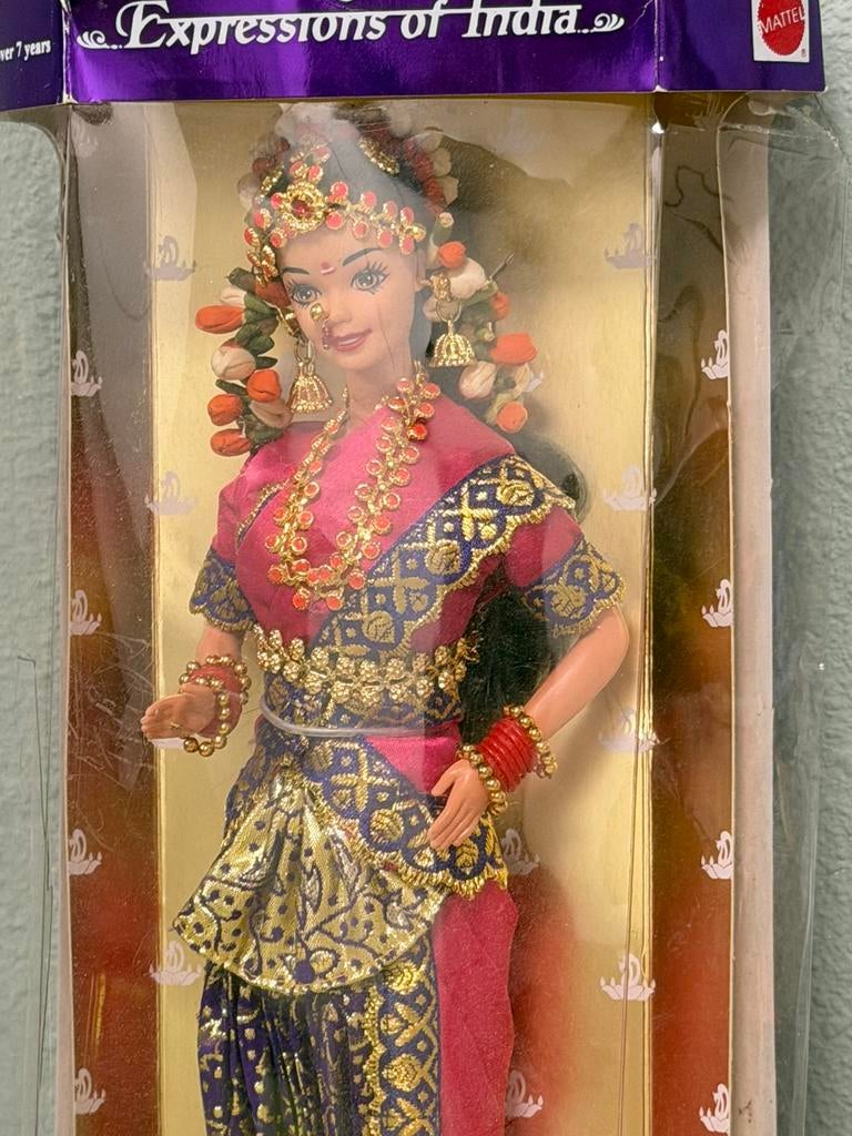 Vintage zeldzame Barbie Swapna Sundari Expressions of India, Verzamelen, Poppen, Ophalen of Verzenden, Zo goed als nieuw, H, H