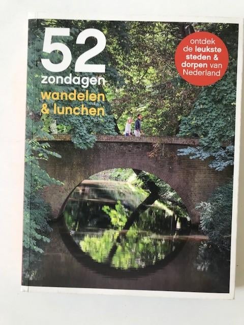 52 Zondagen wandelen & lunchen van Ellie Brik, Overige merken, Fiets- of Wandelgids, Europa, Ophalen of Verzenden