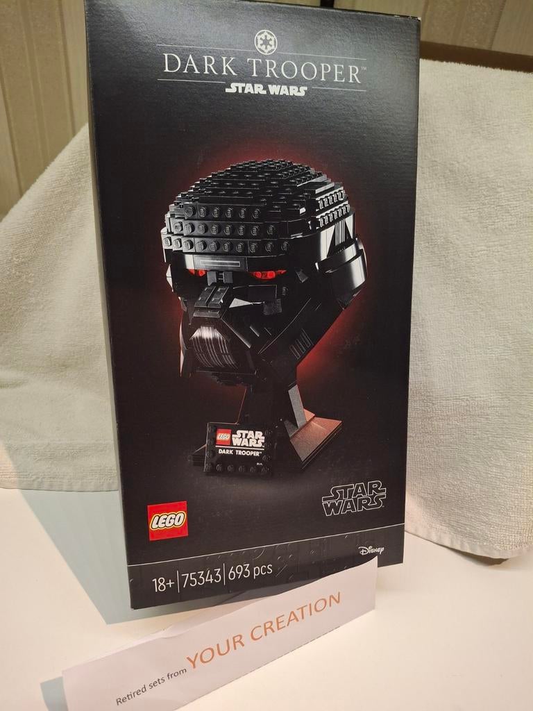 NIEUW LEGO 75343 Dark Trooper Helmet Star Wars, Ophalen of Verzenden, Nieuw, Complete set, Lego