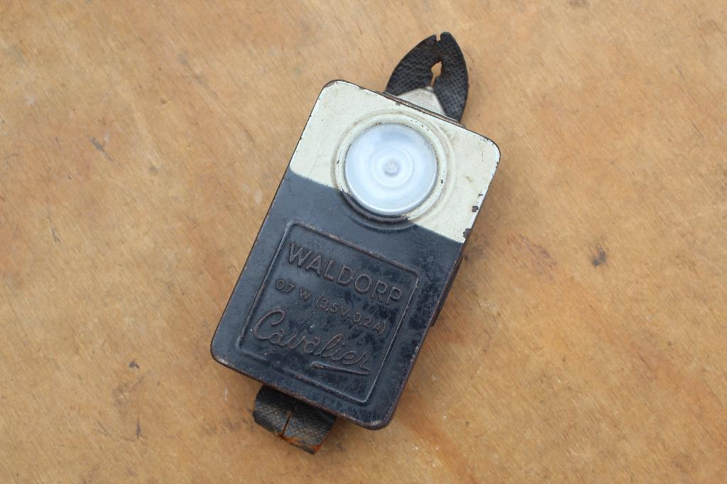 + Nederlandse Waldorp Hanglantaarn Zaklamp Van Voor 1940 +, Verzamelen, Militaria | Tweede Wereldoorlog, Ophalen of Verzenden