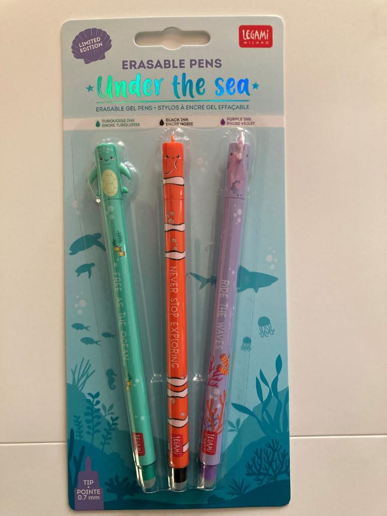 Legami uitwisbare gelpennen “Under the sea” limited edition, Ophalen of Verzenden, Nieuw