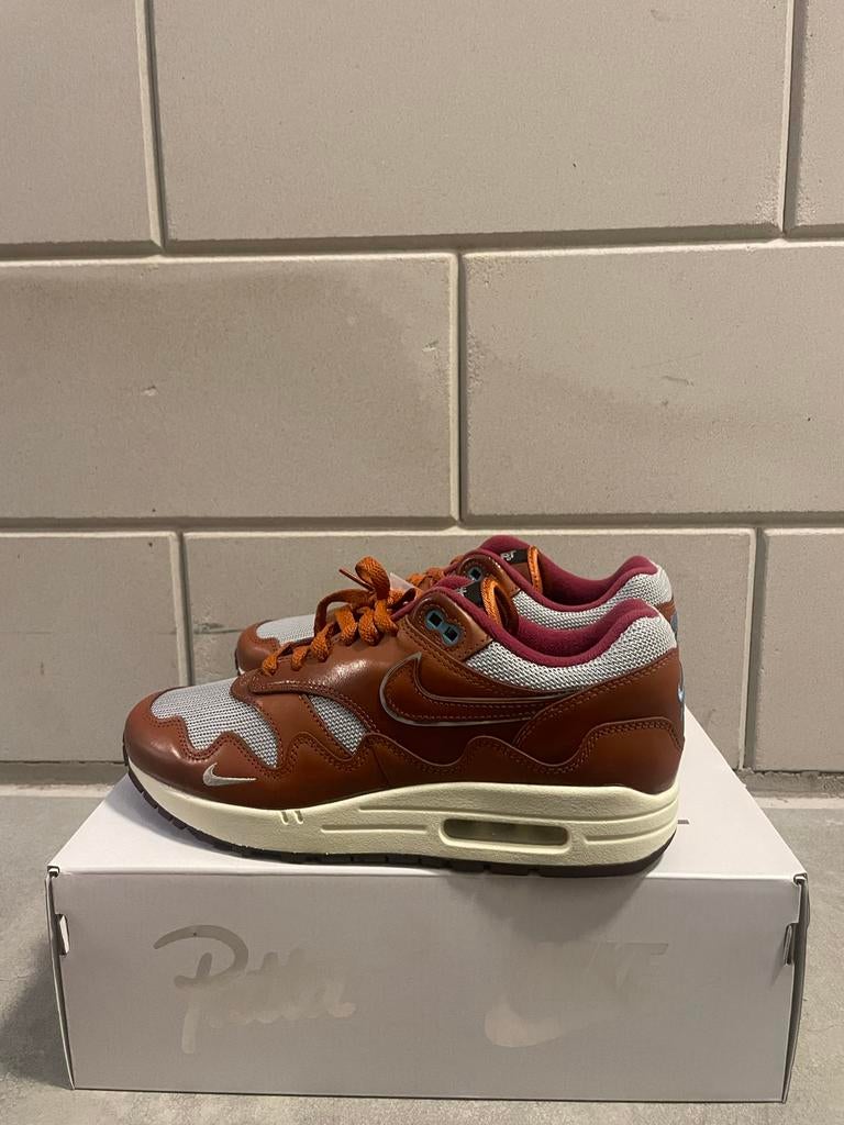 Nike Air Max 1 Patta Dark Russet EU 41, Ophalen of Verzenden, Nieuw, Bruin, Sneakers of Gympen