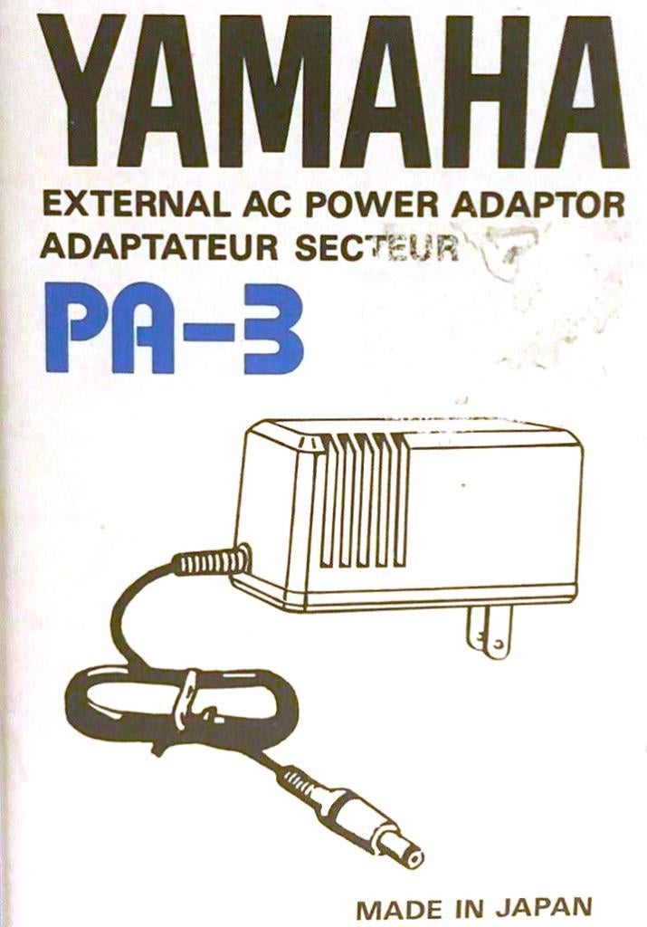 Yamaha PA-3 PA-3B PA-3C 10V 0.7A ~ 12V 9V 7W AC DC Adapter, Ophalen of Verzenden, Zo goed als nieuw, Apparatuur