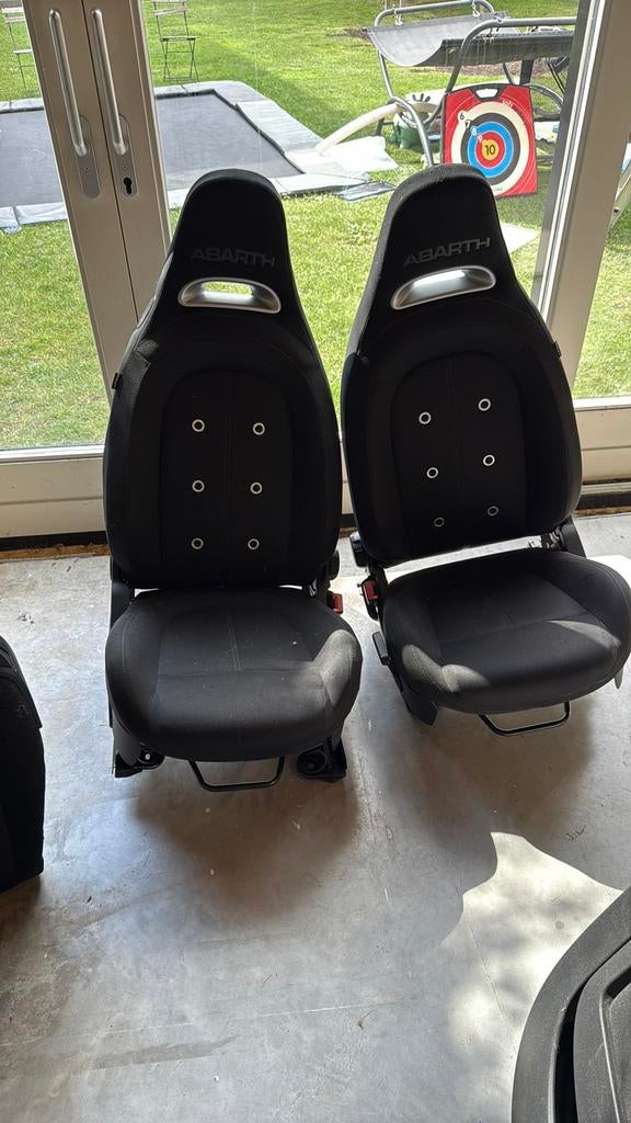 Fiat 500 Abarth interieur stoelen, Ophalen, Fiat