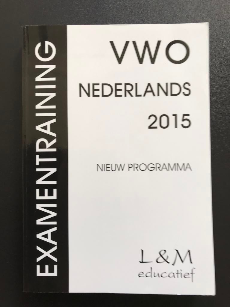 L&M Edukatief  Examentraining VWO Nederlands 9789054893646, Ophalen, VWO, L&M educatief, Zo goed als nieuw