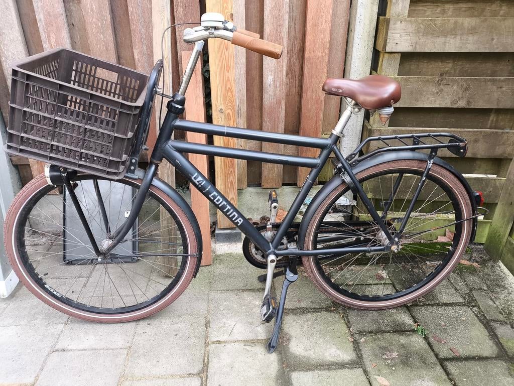 Cortina heren transportfiets, Gebruikt, Versnellingen, 57 tot 61 cm, Ophalen