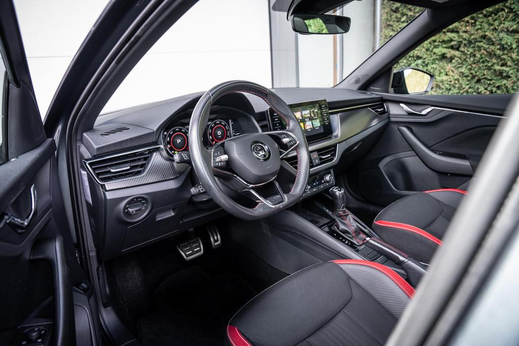 Skoda Kamiq 1.5 TSI DSG7 Monte Carlo Pano-dak|Kuipstoelen|Ca, Auto's, Euro 6, 4 cilinders, 150 pk, 630 kg