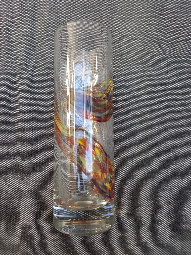 Vintage slanke limonade- of longdrinkglas., Ophalen of Verzenden, Zo goed als nieuw, Overige typen