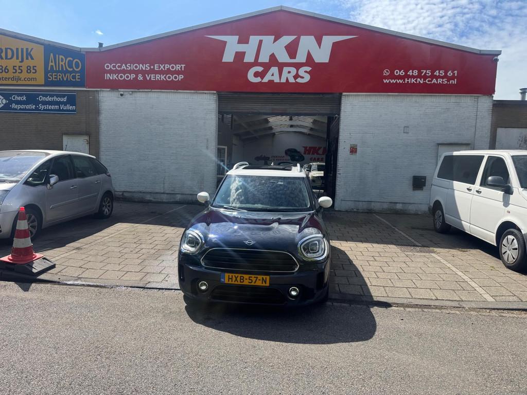 Mini COUNTRYMAN COOPER D bj 2020 pnoramadak leer navi, Auto's, Mini, 136 pk, Blauw, Leder, Diesel