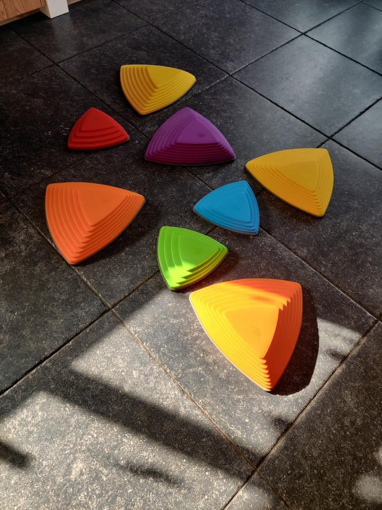 Gonge Rivierstenen set - 8 stuks stapstenen steppingstones, Ophalen of Verzenden, Zo goed als nieuw