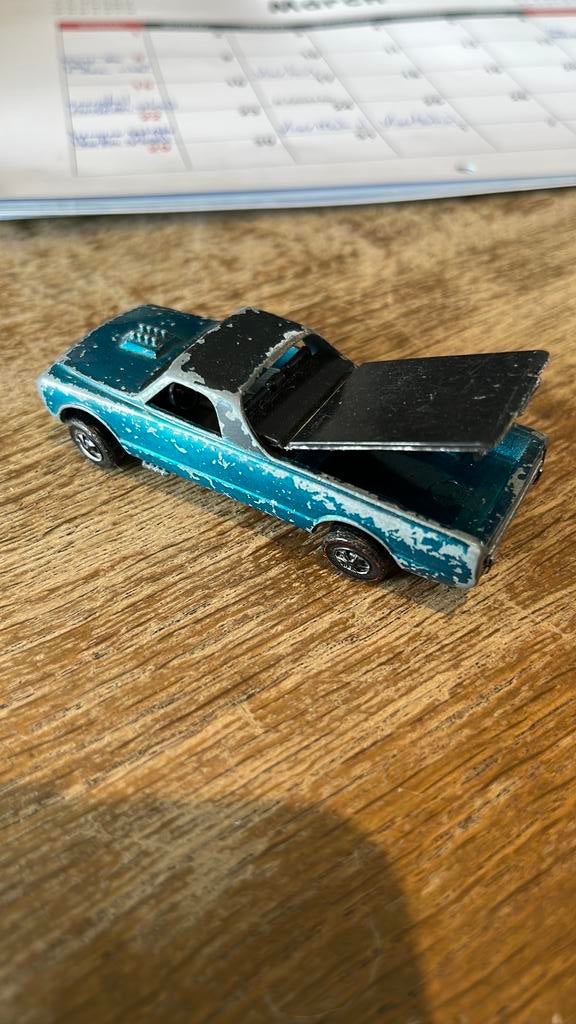 Hotwheels 1967 redline custom Fleetside in bespeelde staat, Ophalen of Verzenden, Zo goed als nieuw, Auto, Overige merken