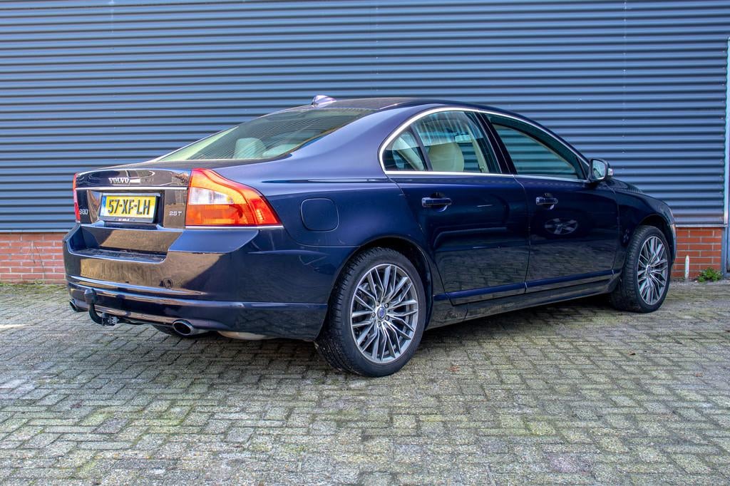 Volvo S80 2.5 T Momentum (bj 2007, automaat), Parkeersensor, Blauw, 2521 cc, Bedrijf
