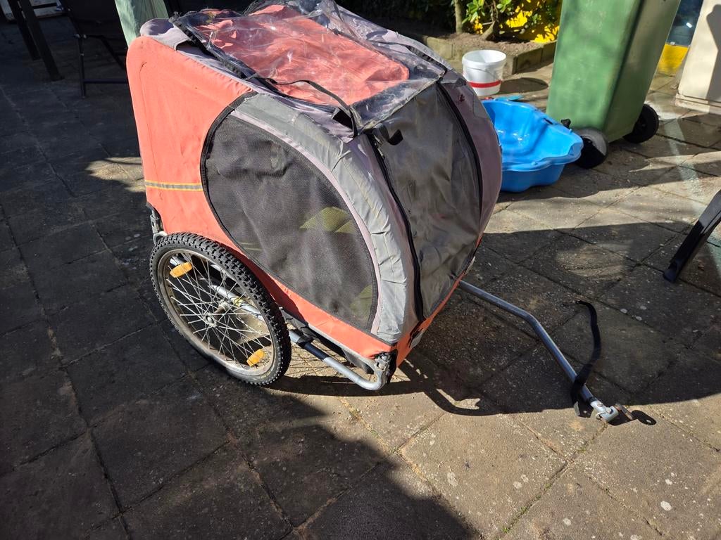 Honden fietskar, Ophalen, Gebruikt