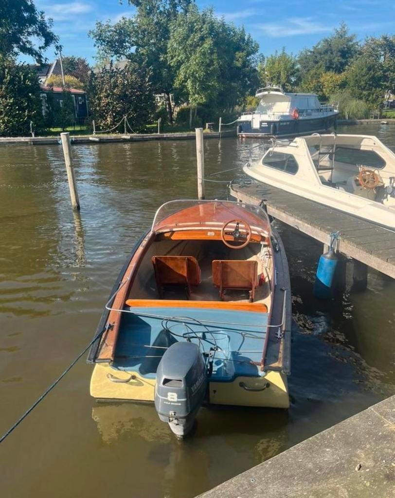leuk klasiek bootje, Ophalen, Zo goed als nieuw, Minder dan 10 pk, Tot 6 meter